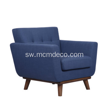 Kitambaa cha Sebule cha Mid-Century Spiers Armchair